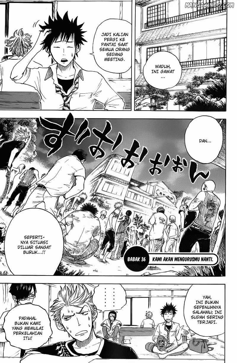 Yankee-kun to Megane-chan Chapter 35 Bahasa Indonesia